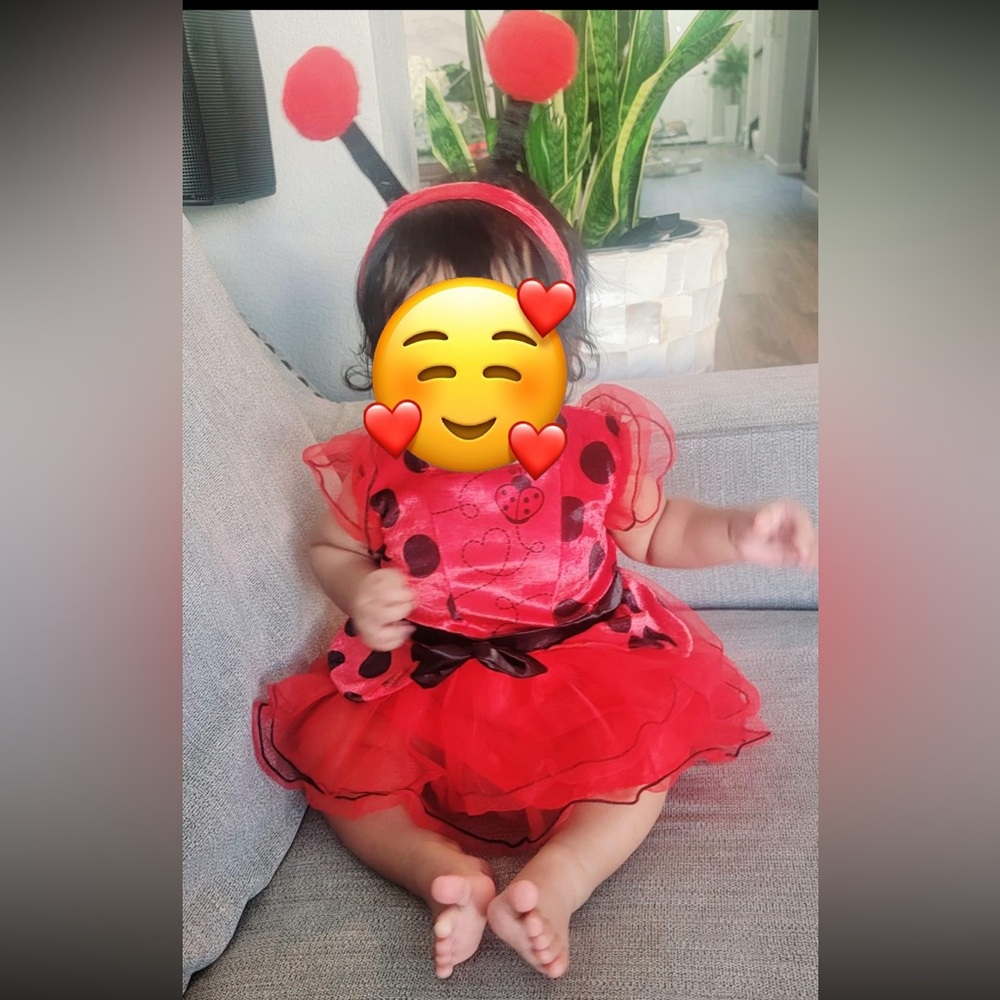Cute baby ladybug Halloween costume